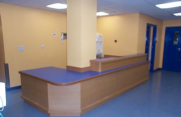 Watford General Hospital Reception Desk