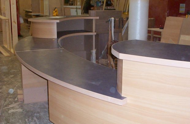 Curved Reception Counter 