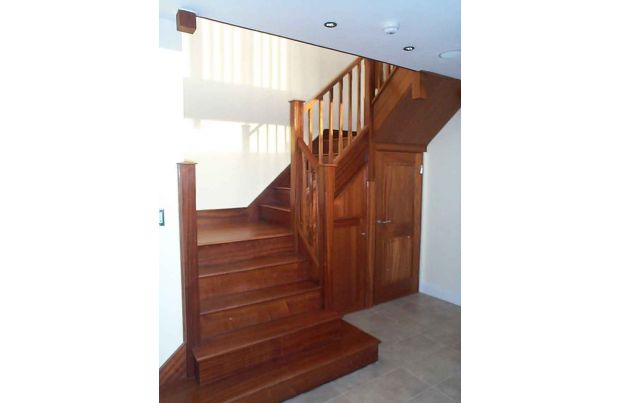 Sapele Mahogany Staircase